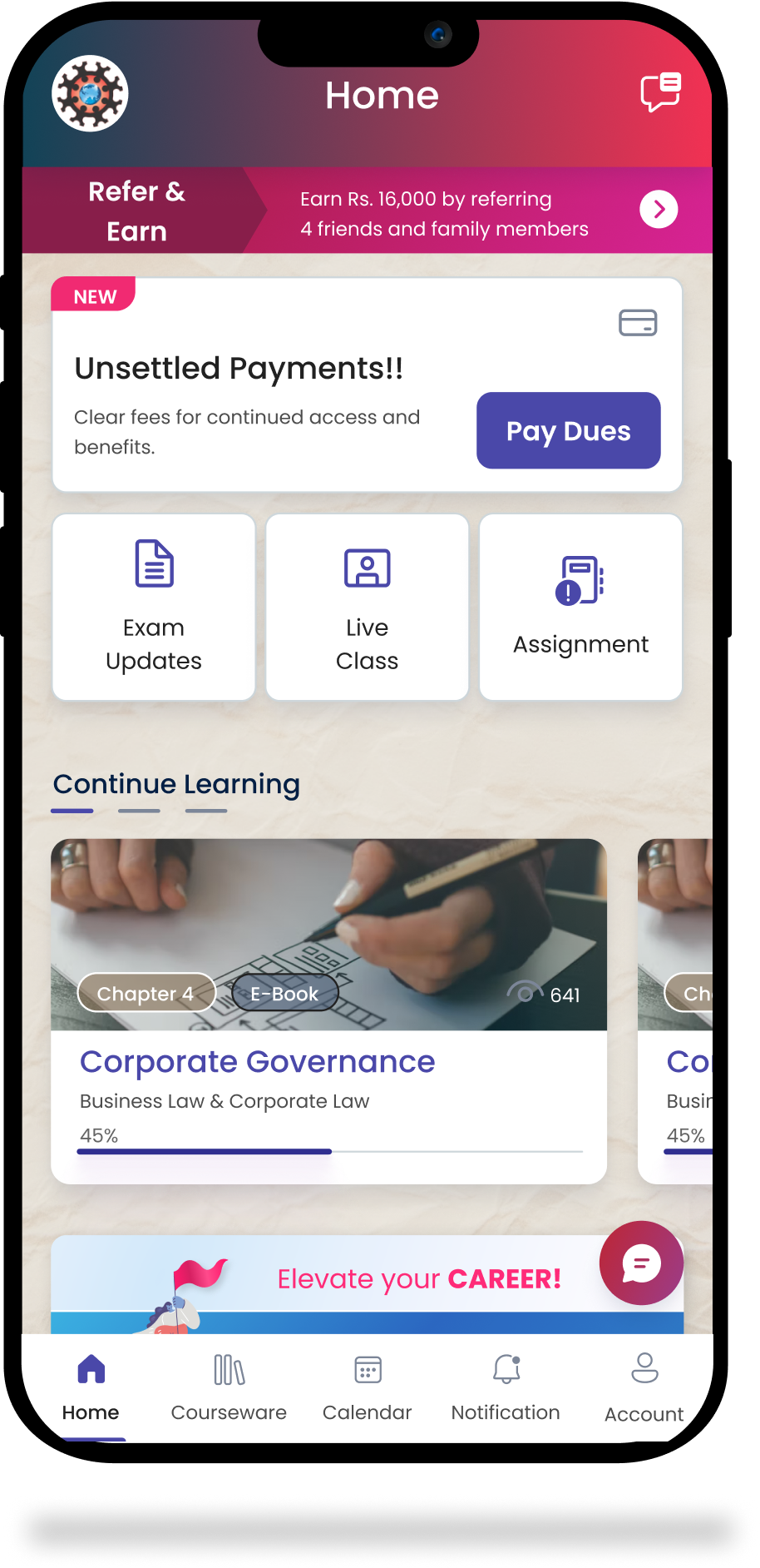 CU Online LMS App